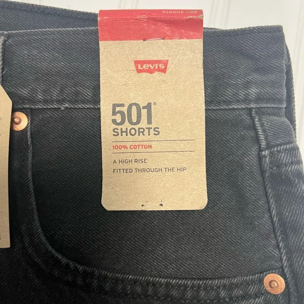 Levi's 501 Original Jean Distressed Shorts-Size 31